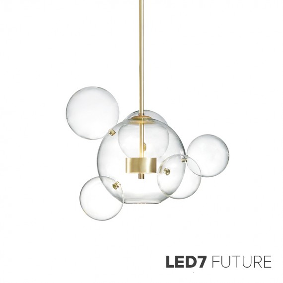 Giopato & Coombes - Bolle Circular Chandelier 24 Bubbles